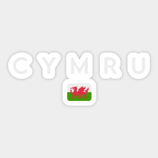 Wales flag, welsh flag Sticker